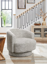 Bay Furniture Gallery - Ashley Furniture - Wardsor Swivel Accent Chair - Swivel Accent Chair / Stone - A3000731